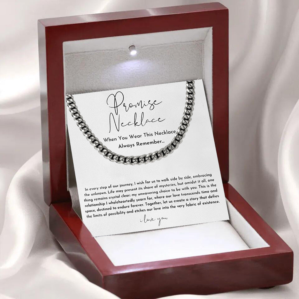 Promise Necklace For Him - Gift