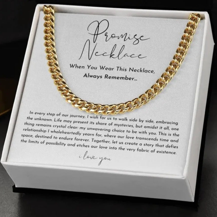 Promise Necklace For Him - Gift